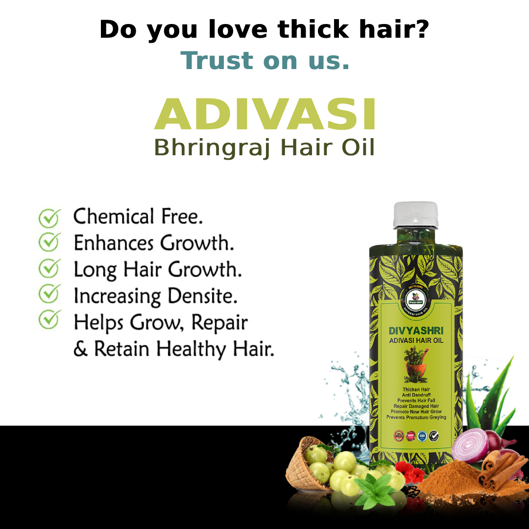 
                  
                    Divya Shri Vaidya Adivasi Hair Oil (500ml)
                  
                