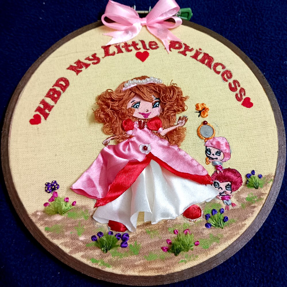 Birthday Embroidery Hoop - Kreate- Hoop Arts