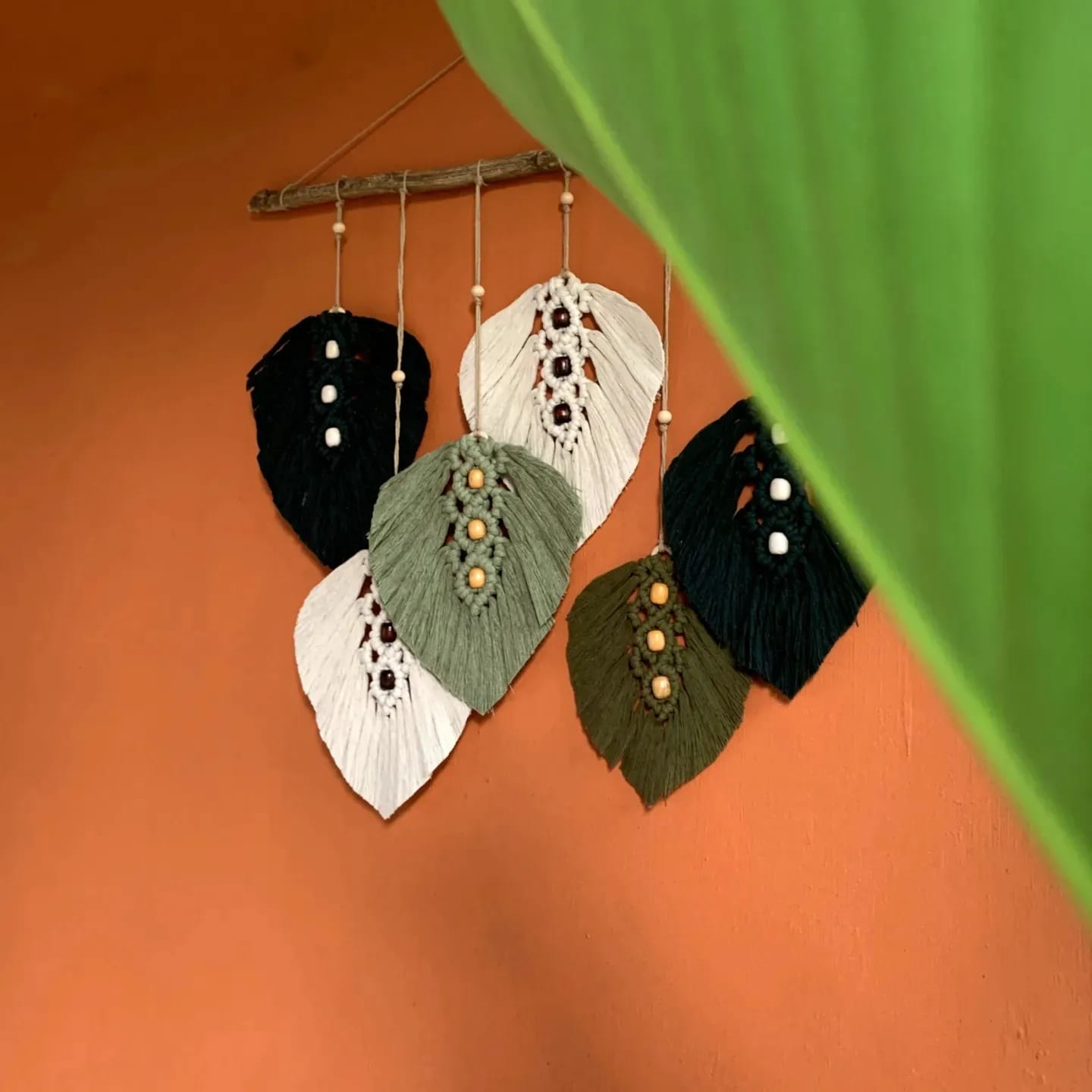 Macrame Leaf wall hanging