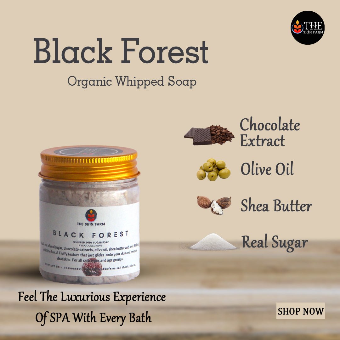 Black Forest Whipped Soap - Kreate- Soaps