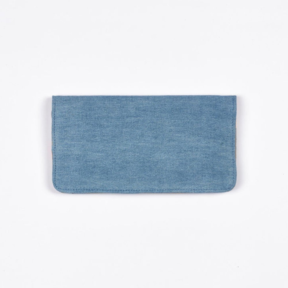 Blush Sashiko Wallet - Kreate- Clutches & Wallets