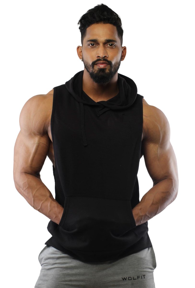 Bodybuilding Stringer Hoodie Tank Tops - Kreate- Shirts & T-Shirts