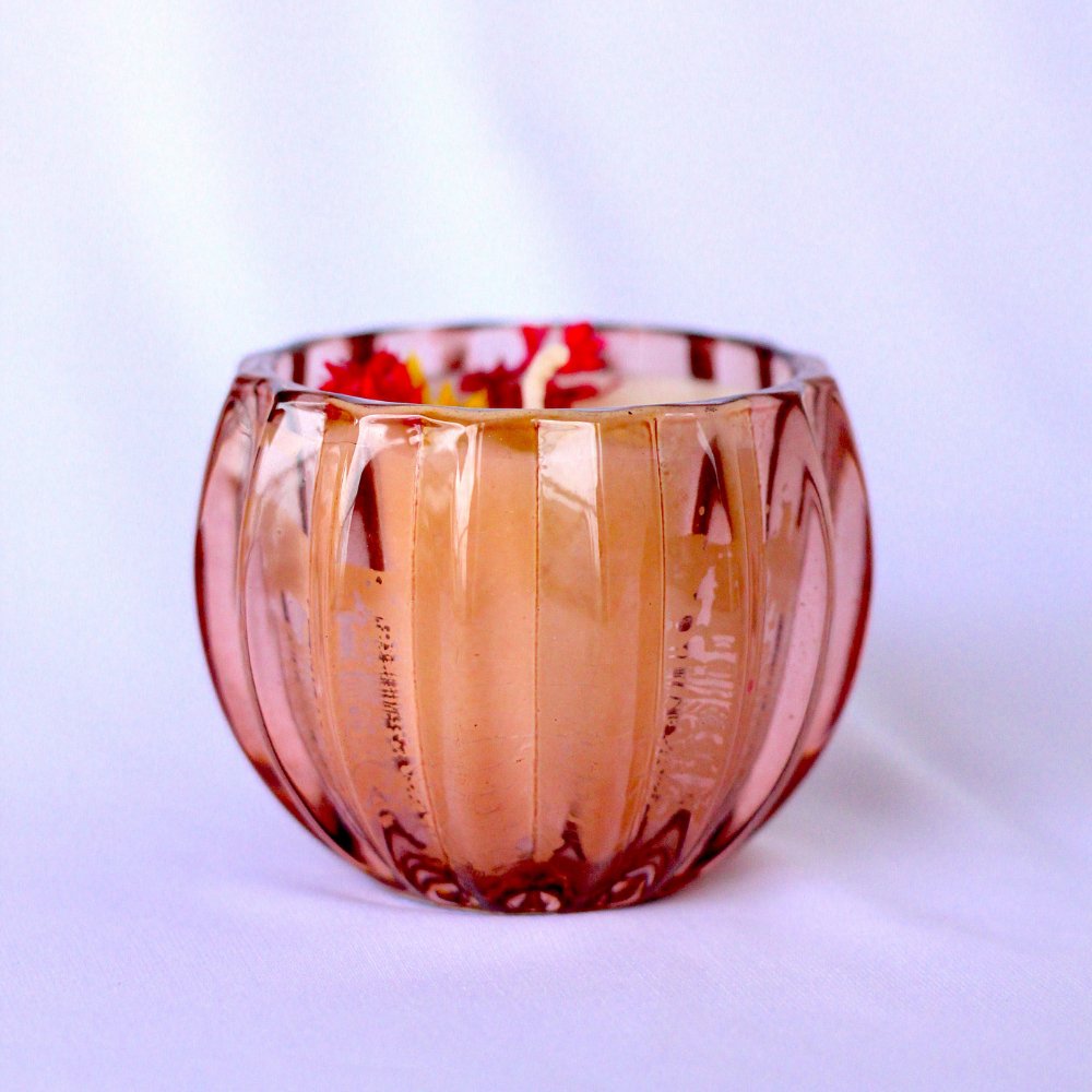 Botanical Designer Candle: Cherry Rush - Kreate- Candles & Holders