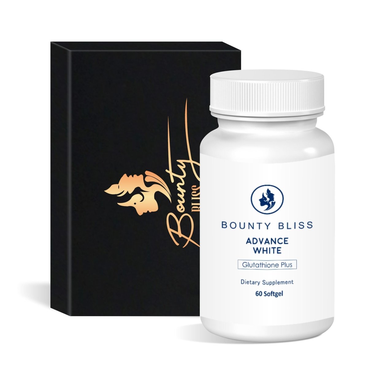 Bounty Bliss Advance White Glutathione Plus 60 Softgels - Kreate- Skincare
