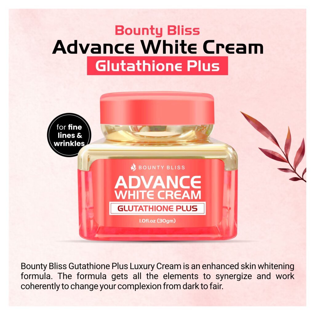 Bounty Bliss Advance White Glutathione Plus Cream - Kreate- Face
