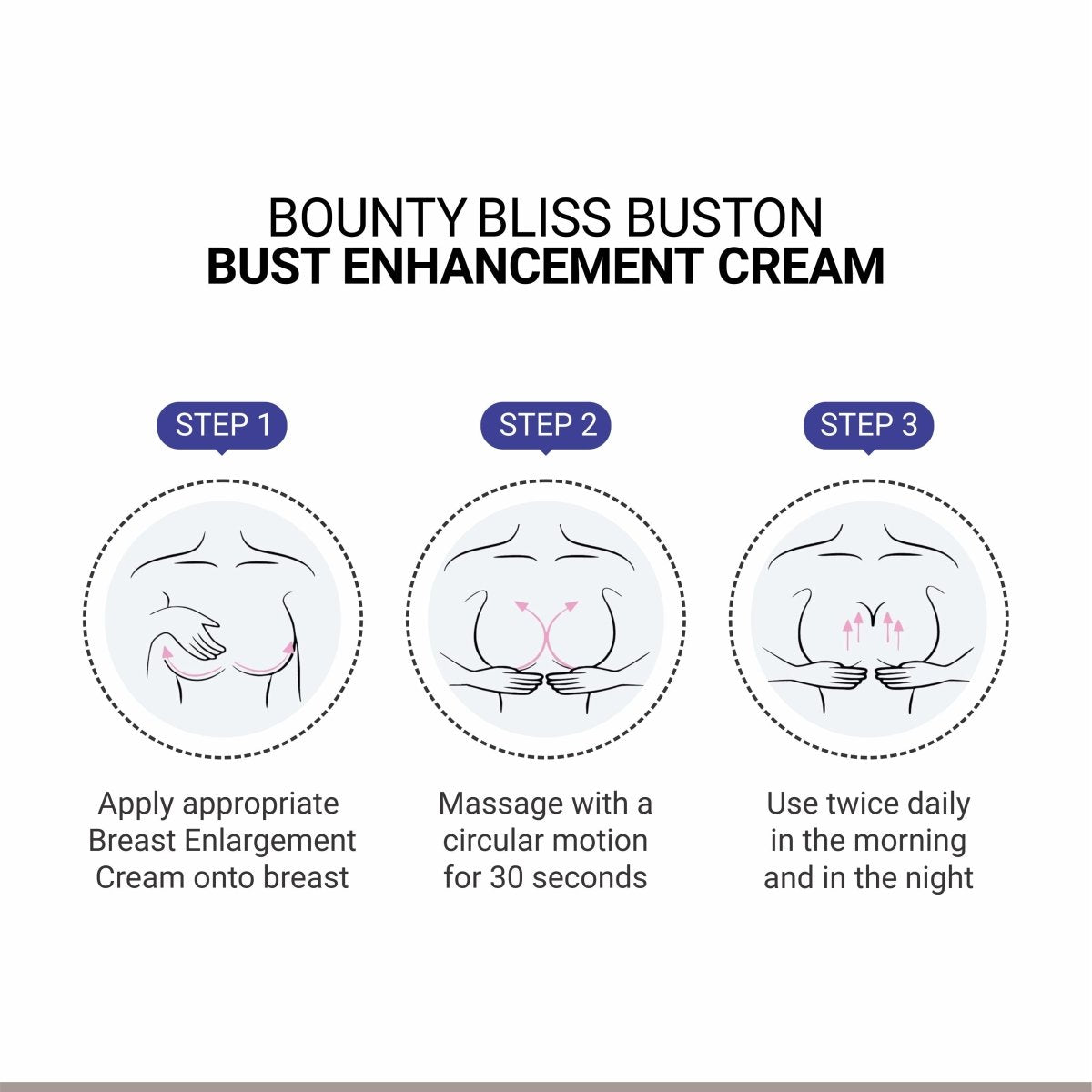 Bounty Bliss BUSTON Breast Enlargement Cream - Kreate- Women Hygiene