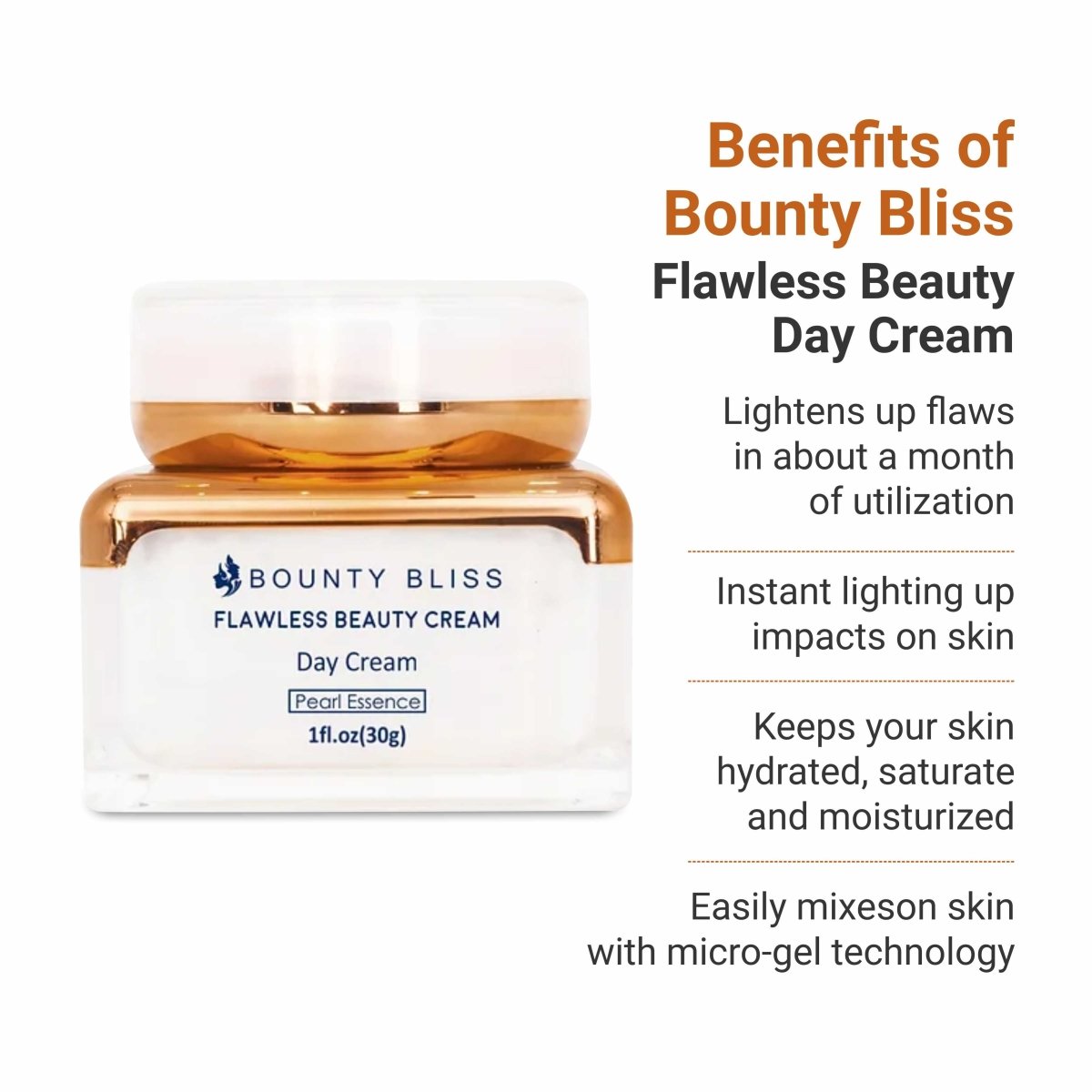 Bounty Bliss Flawless Beauty Cream-30g - Kreate- Face