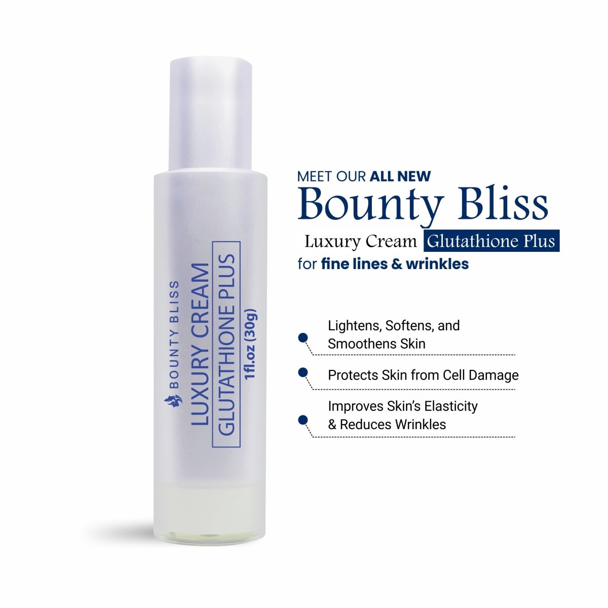 Bounty Bliss Luxury Cream Glutathione Plus - Kreate- Face