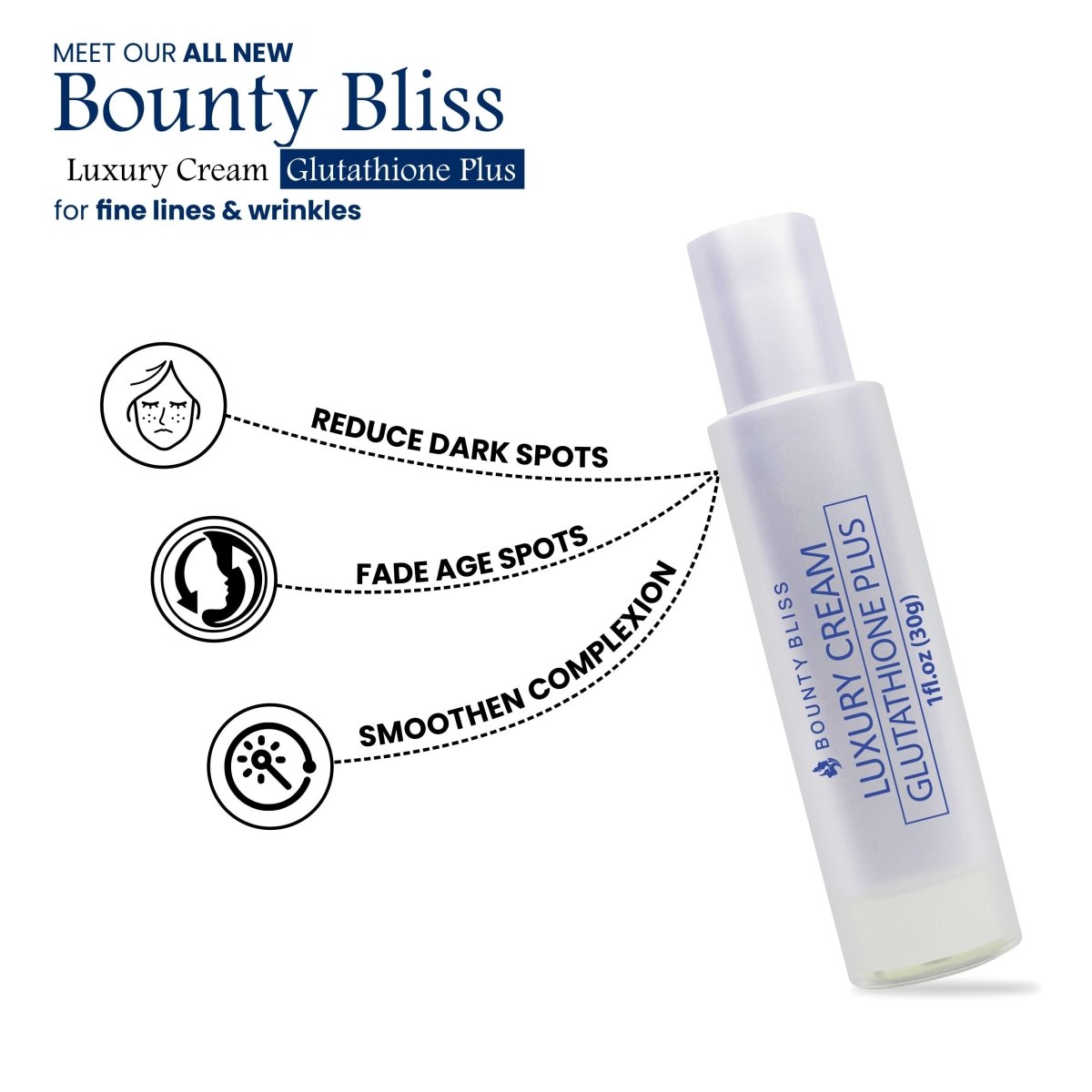 Bounty Bliss Luxury Cream Glutathione Plus - Kreate- Face