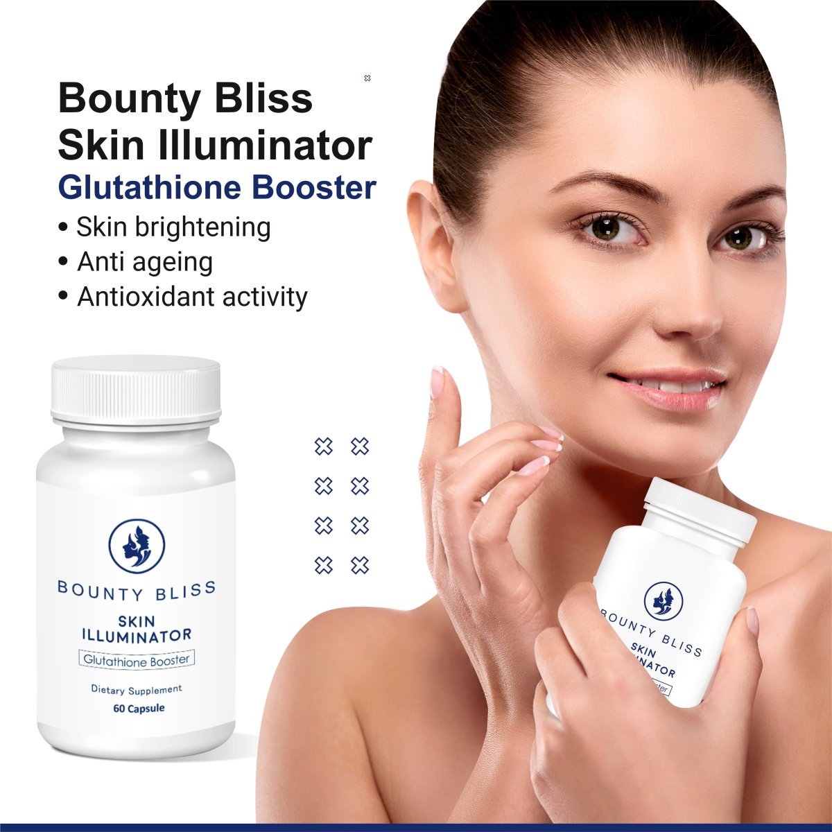 Bounty Bliss Skin Illuminator 60 Capsules - Kreate- Women Hygiene