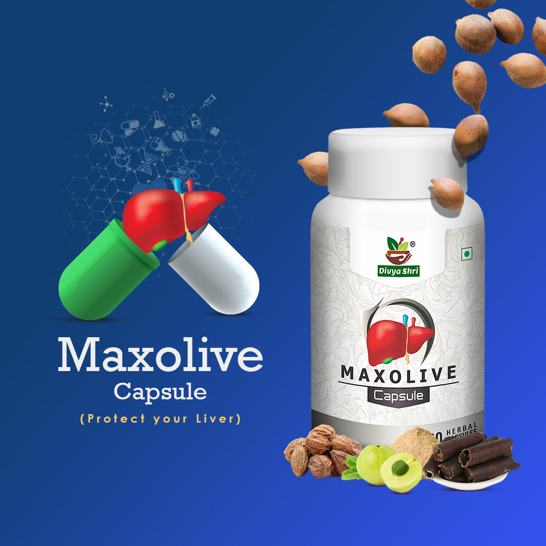 Divya Shri Maxolive Capsules for Natural Detoxification And Nourishing Antioxidants, Maxolive For Optimal Digestive Harmony, Liver Tonic For Men Women