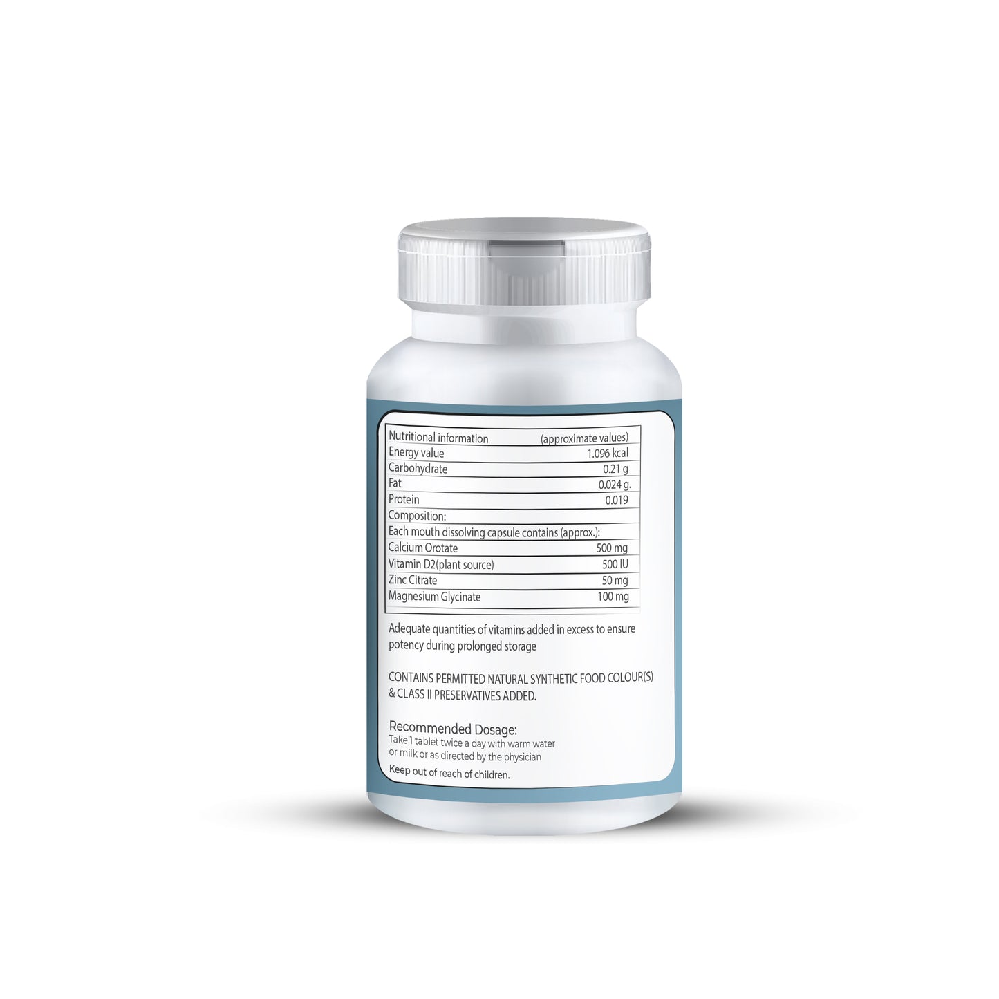 Zenius Calcium with Mag Zinc Tablet - 60 Tablets