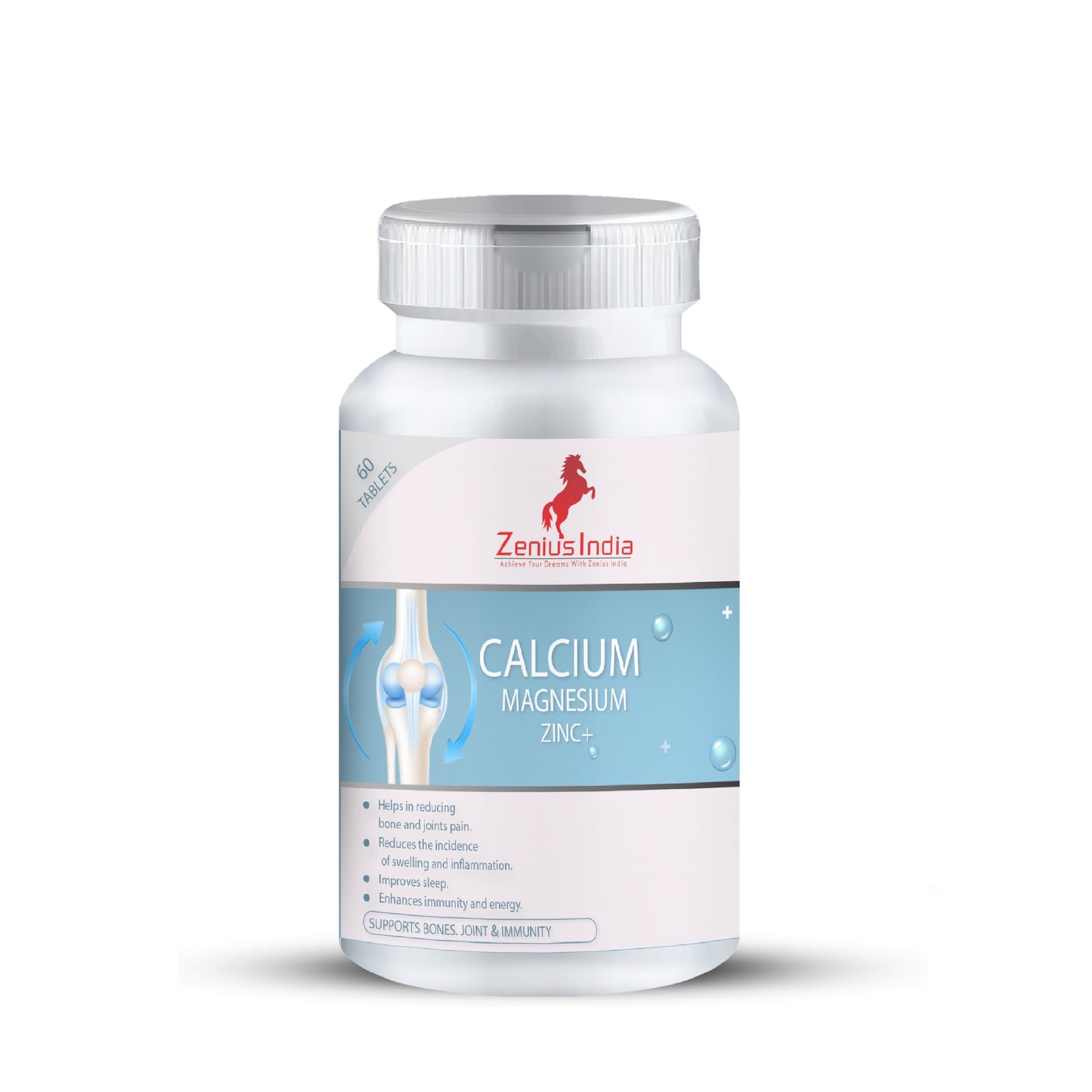 Zenius Calcium with Mag Zinc Tablet - 60 Tablets