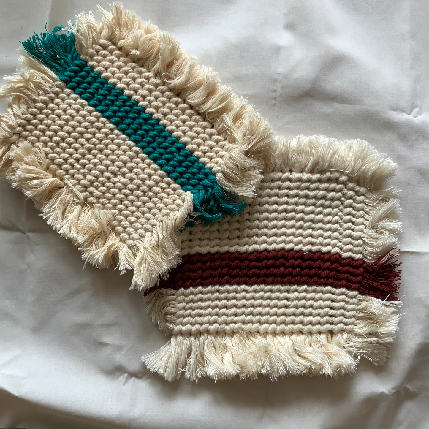 Macrame Square Coaster (Max) - (Set of 2)