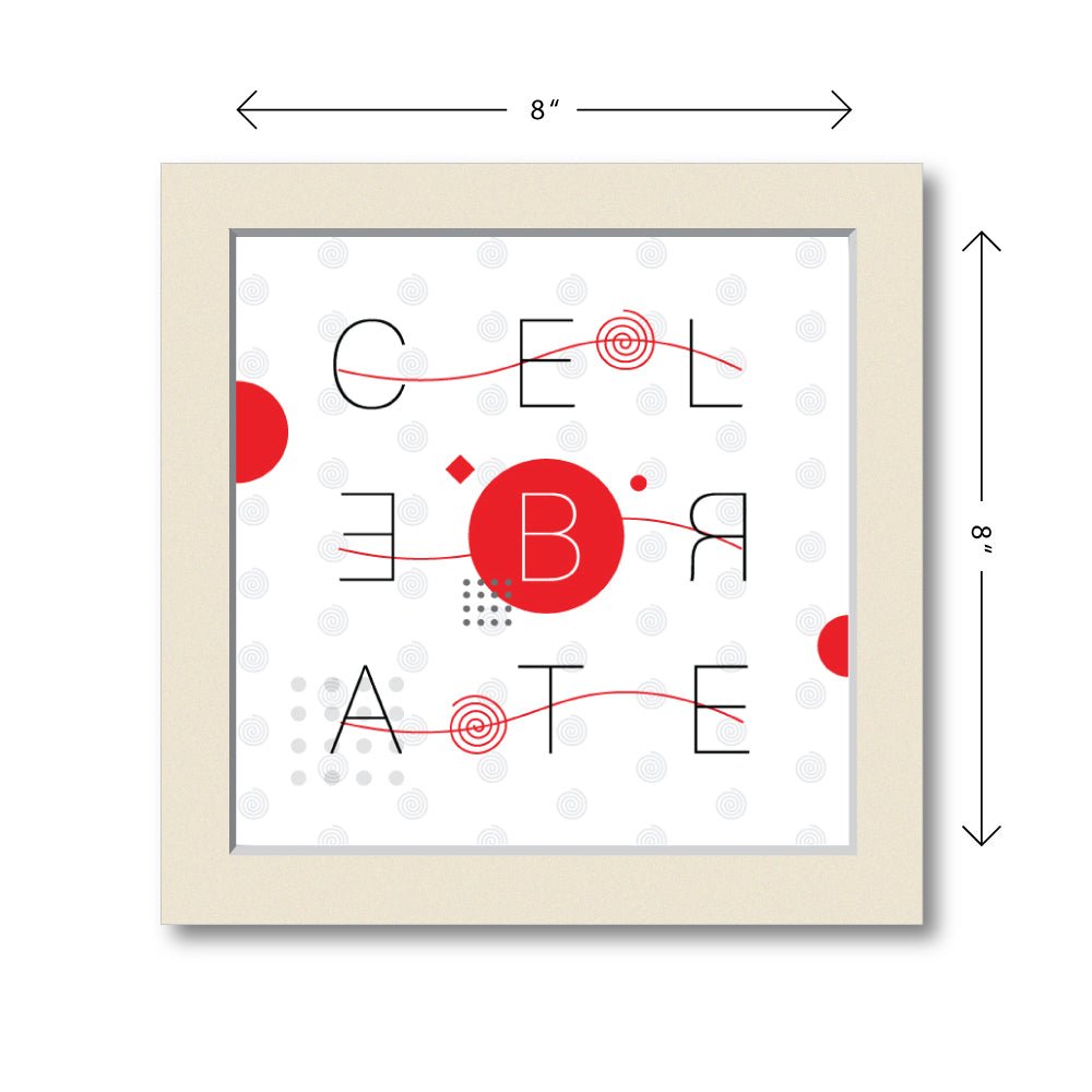 'Celebrate' - Limited Edition Framed Art - Kreate- Wall Decor
