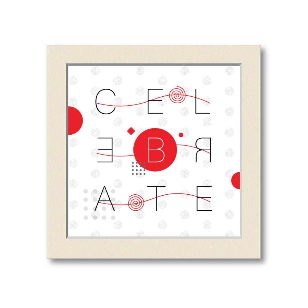 'Celebrate' - Limited Edition Framed Art - Kreate- Wall Decor