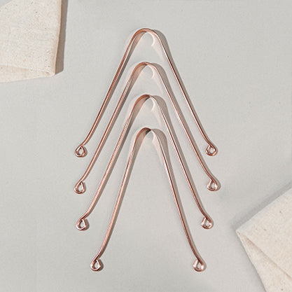 Ecotyl Copper Tongue Cleaner (Set of 4)