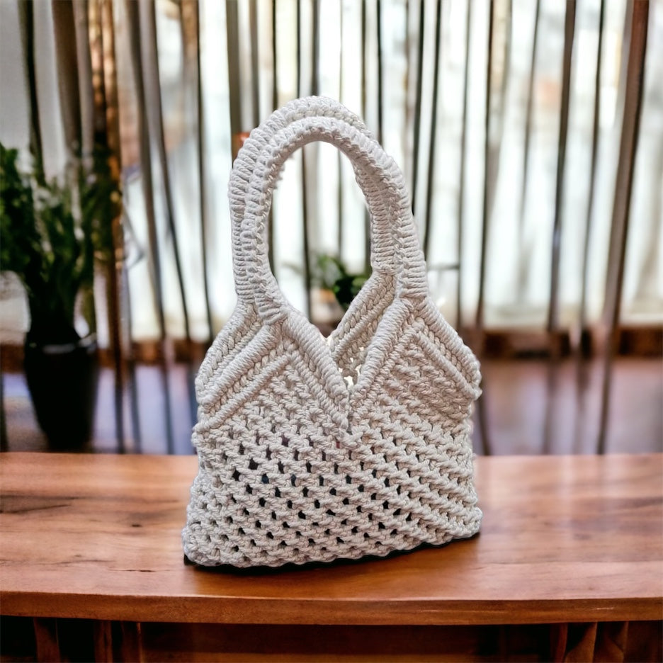 Wanderlust Evening Bag - Macrame Handbag