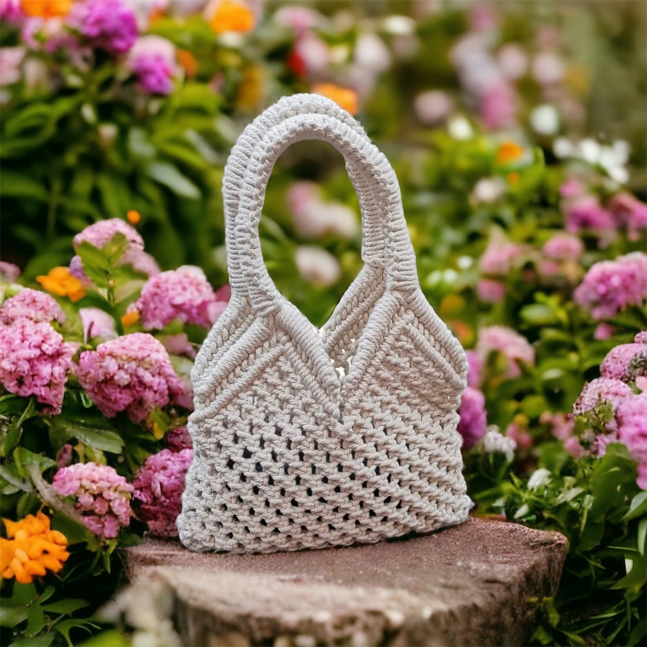Wanderlust Evening Bag - Macrame Handbag