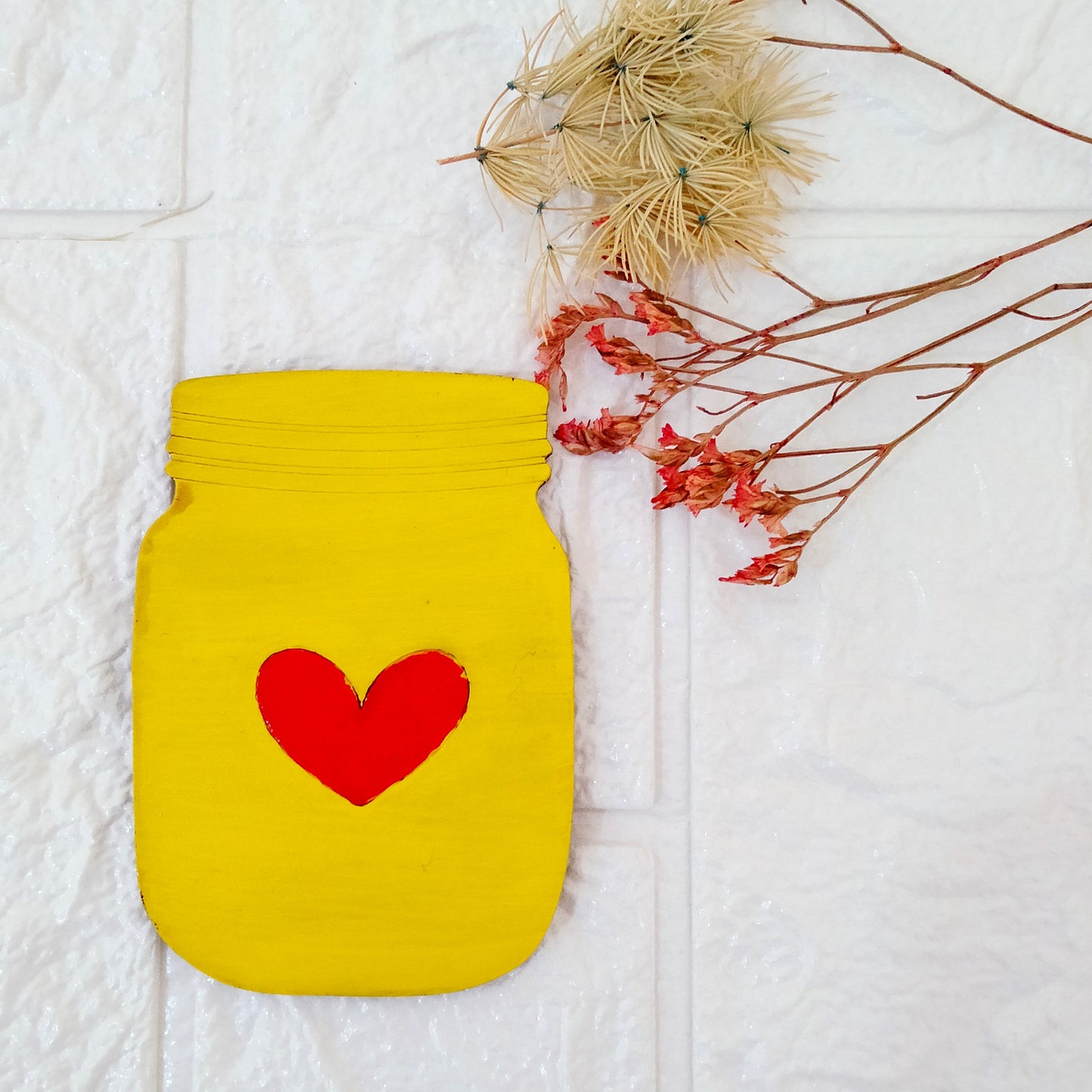 Mason Jar Fridge Magnet