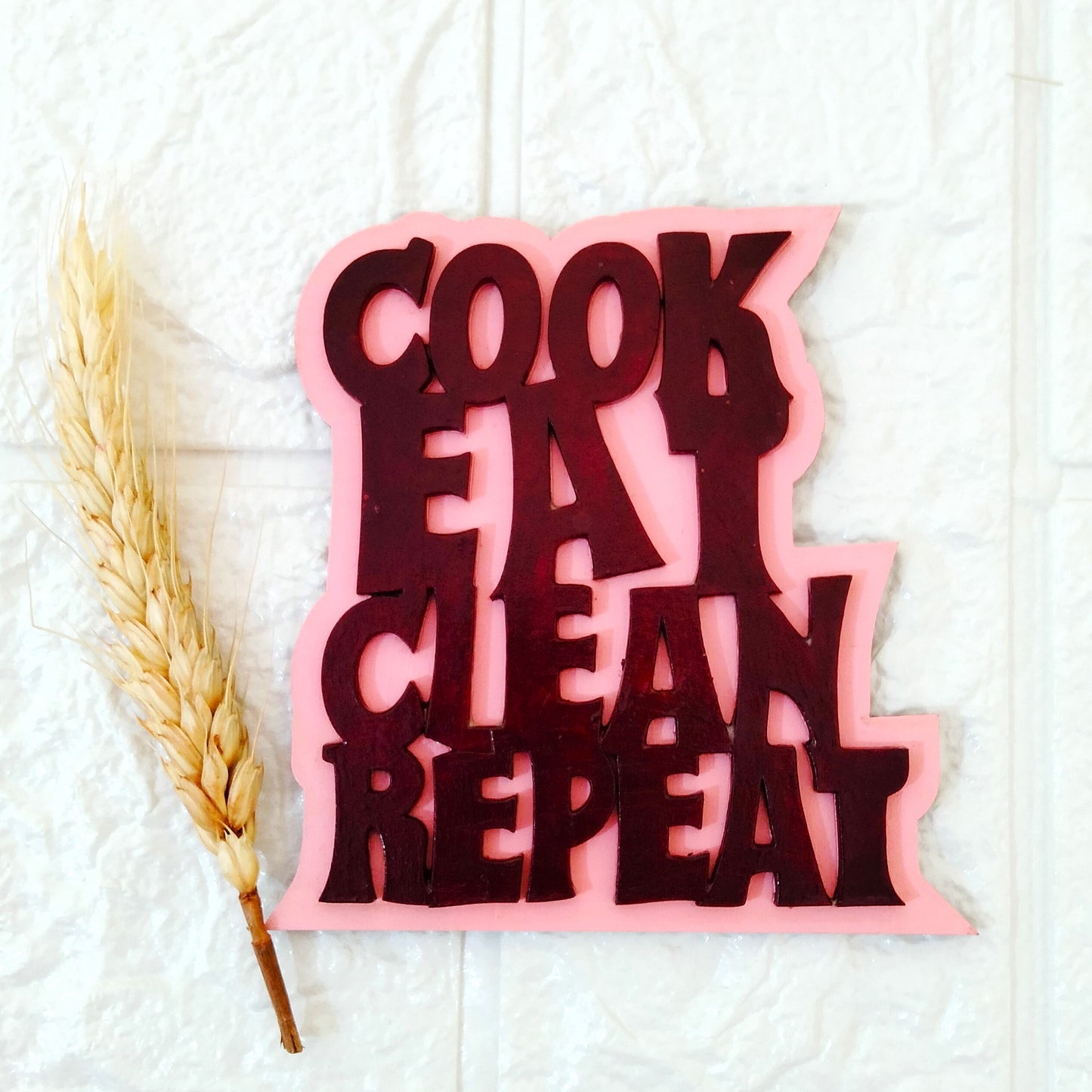 Cook Eat Clean Repeat  Fridge Magnet