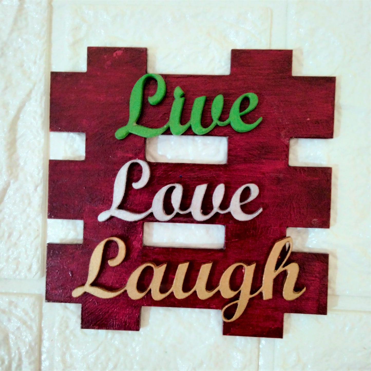 
                  
                    Live Love Laugh Fridge Magnet
                  
                