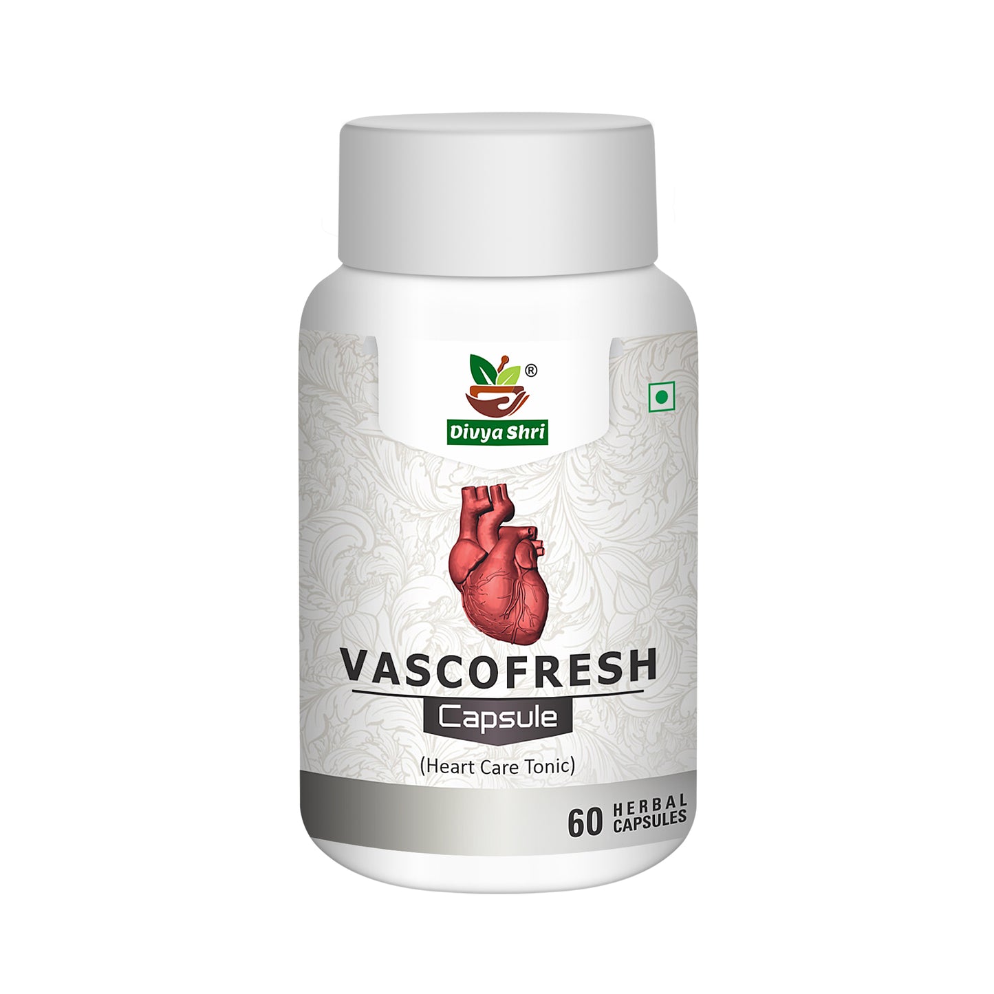 Divya Shri Vascofresh Heart Care Capsules Ayurvedic | Heart Wellness 60 capsule