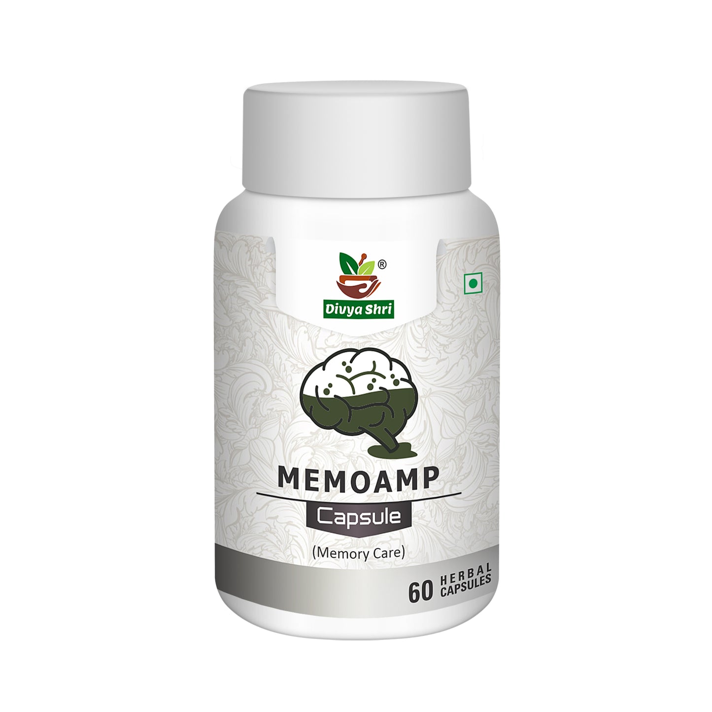 Memoamp Pravahi Kwath 100% Ayurvedic Capsules Control Memory Disturbances | Behaviour Disorder | Relaxes mind & Body | No Side Effects | 60 cap