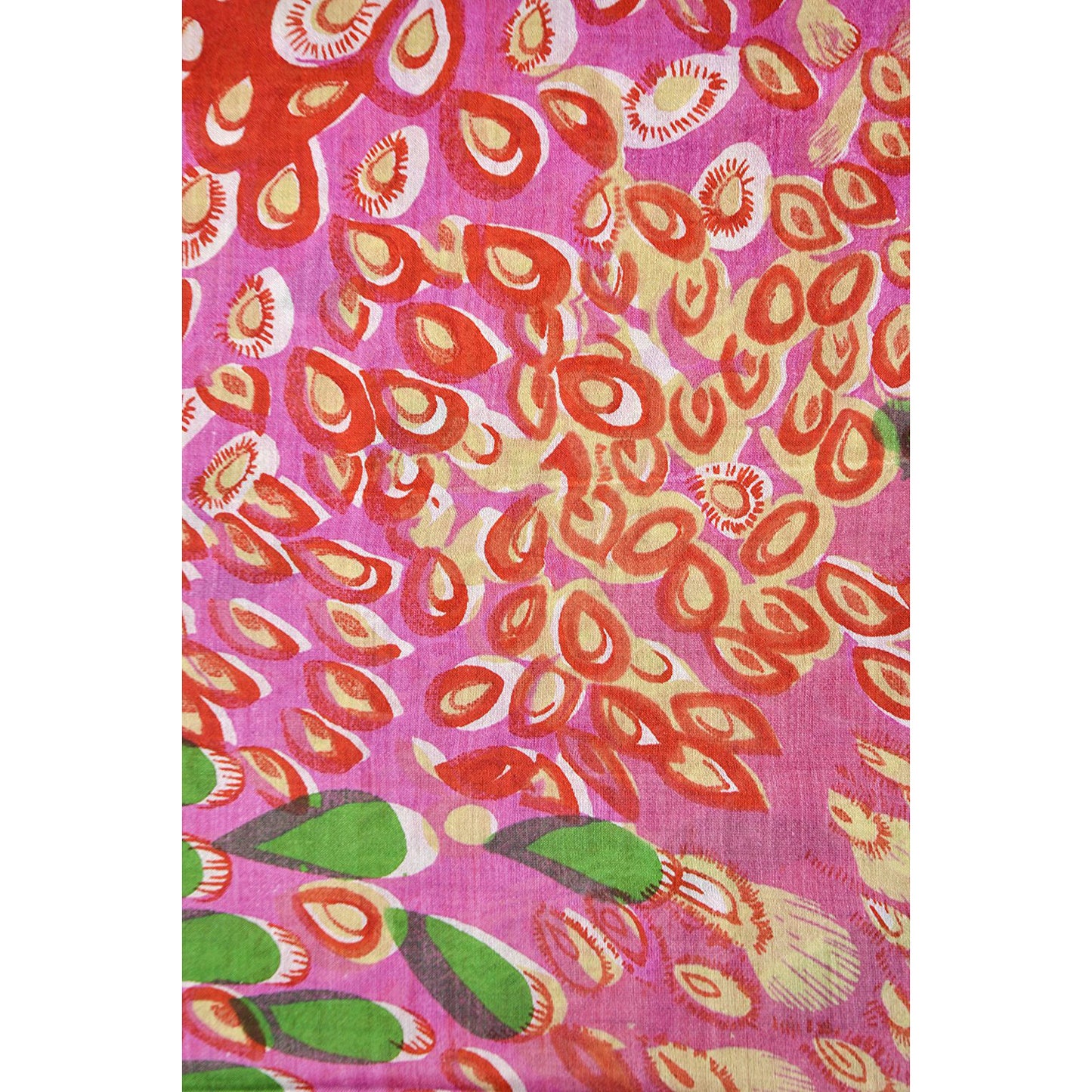 Multicolor Abstarct Print Cotton Silk Stole