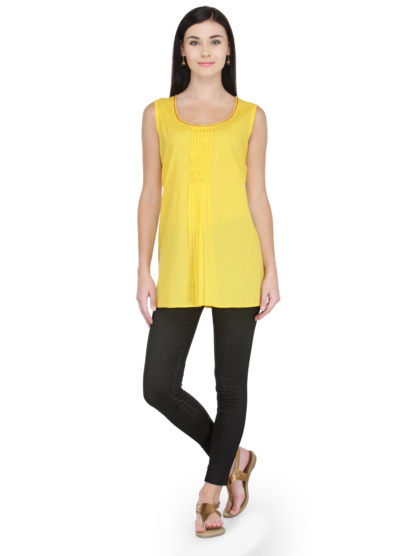 Yellow Cotton Tunic