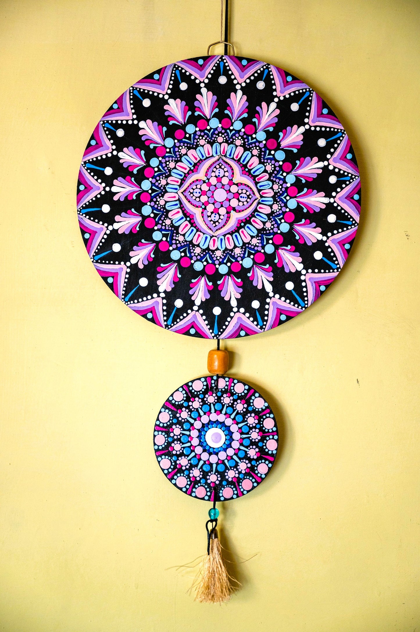 Garden Paradise Mandala Wall Hanging Combo