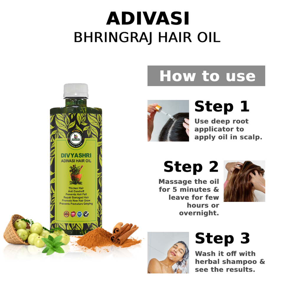 
                  
                    Divya Shri Vaidya Adivasi Hair Oil (500ml)
                  
                
