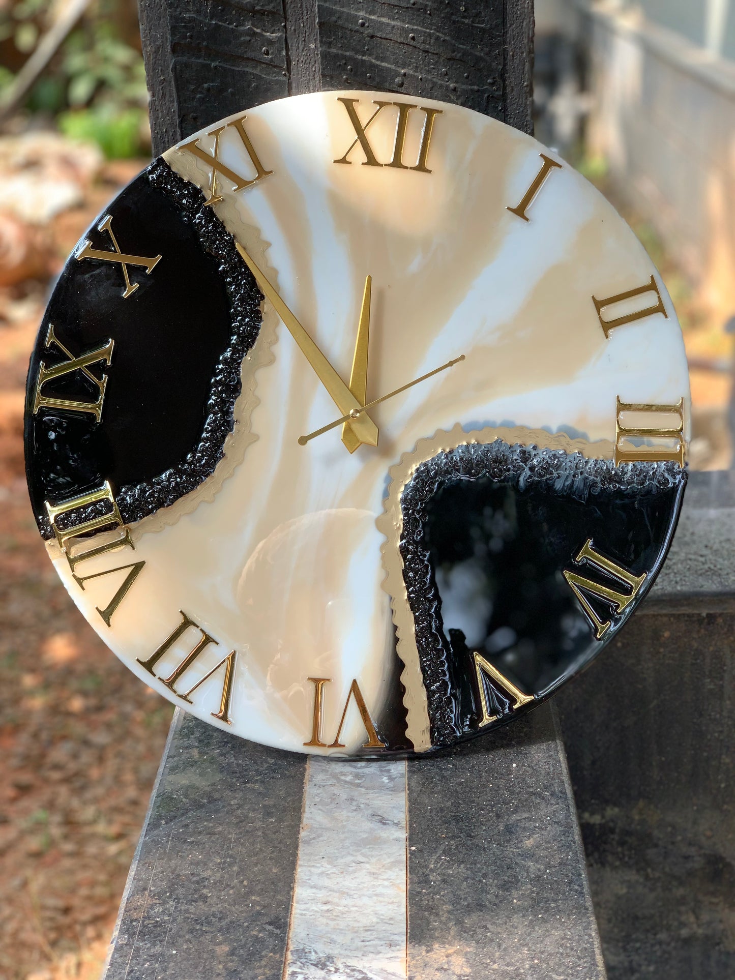 resin wall clock