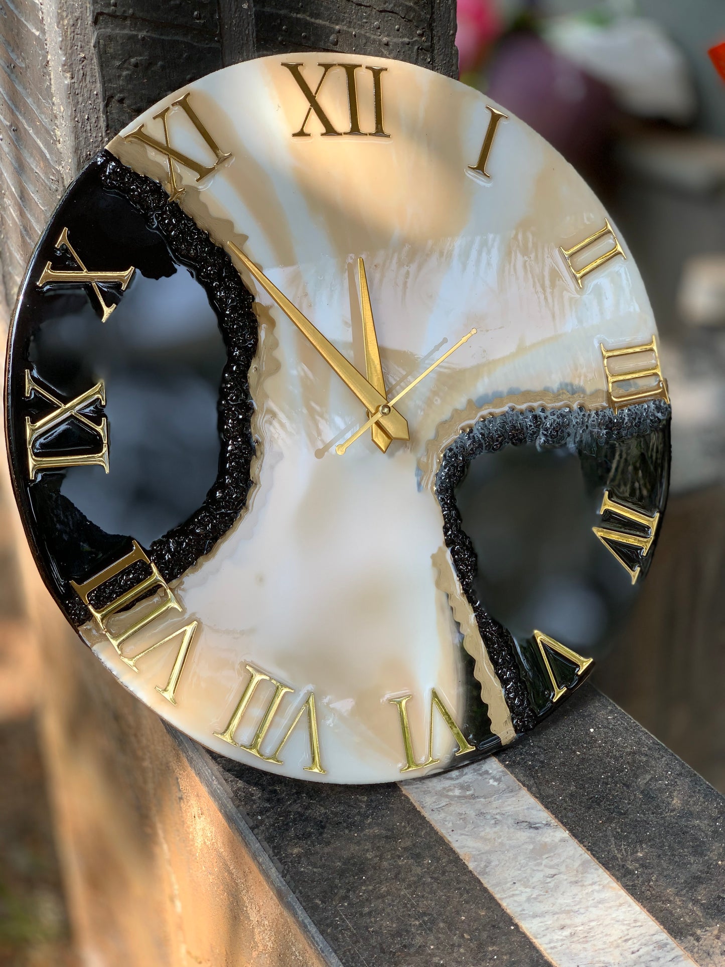 resin wall clock