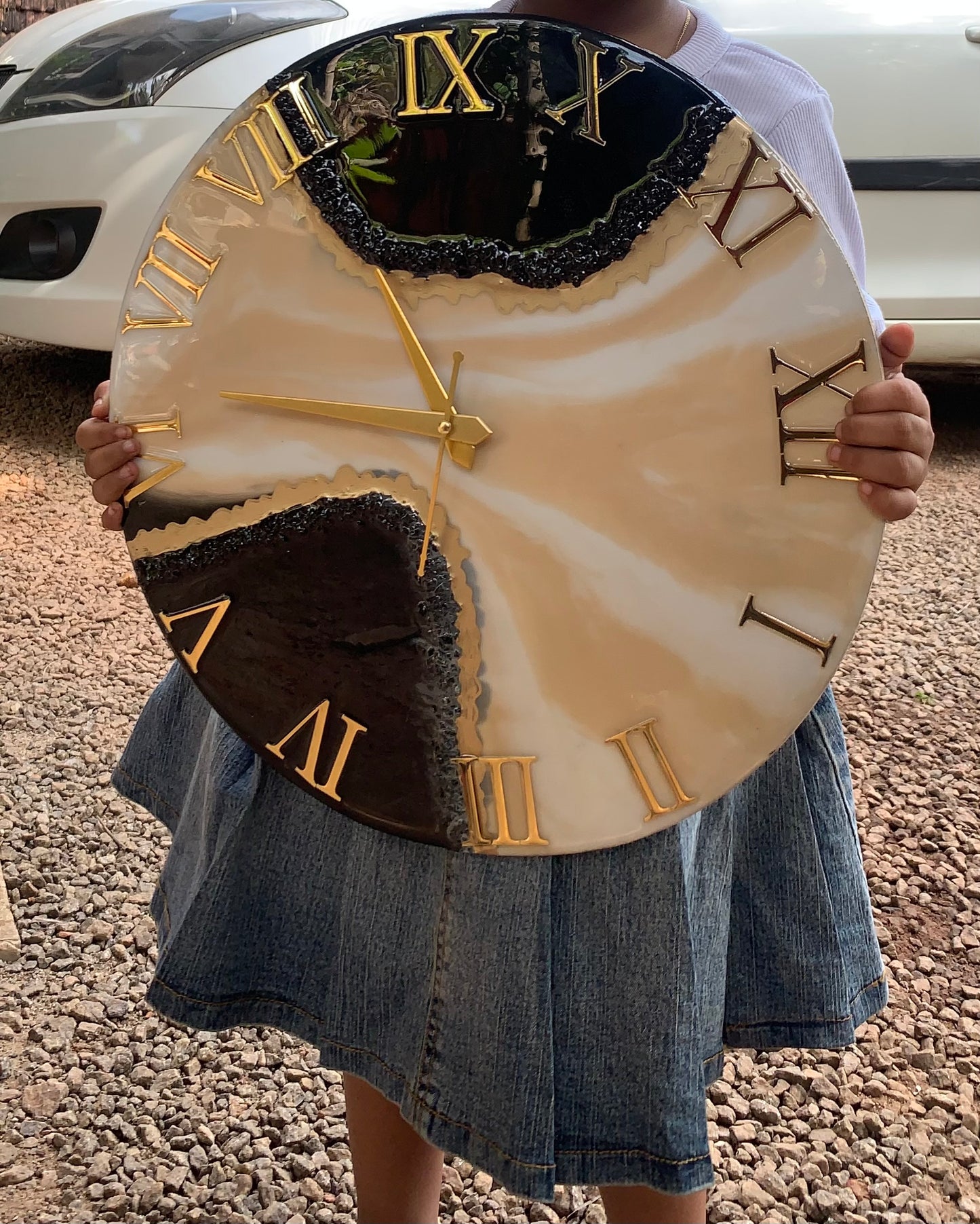 resin wall clock
