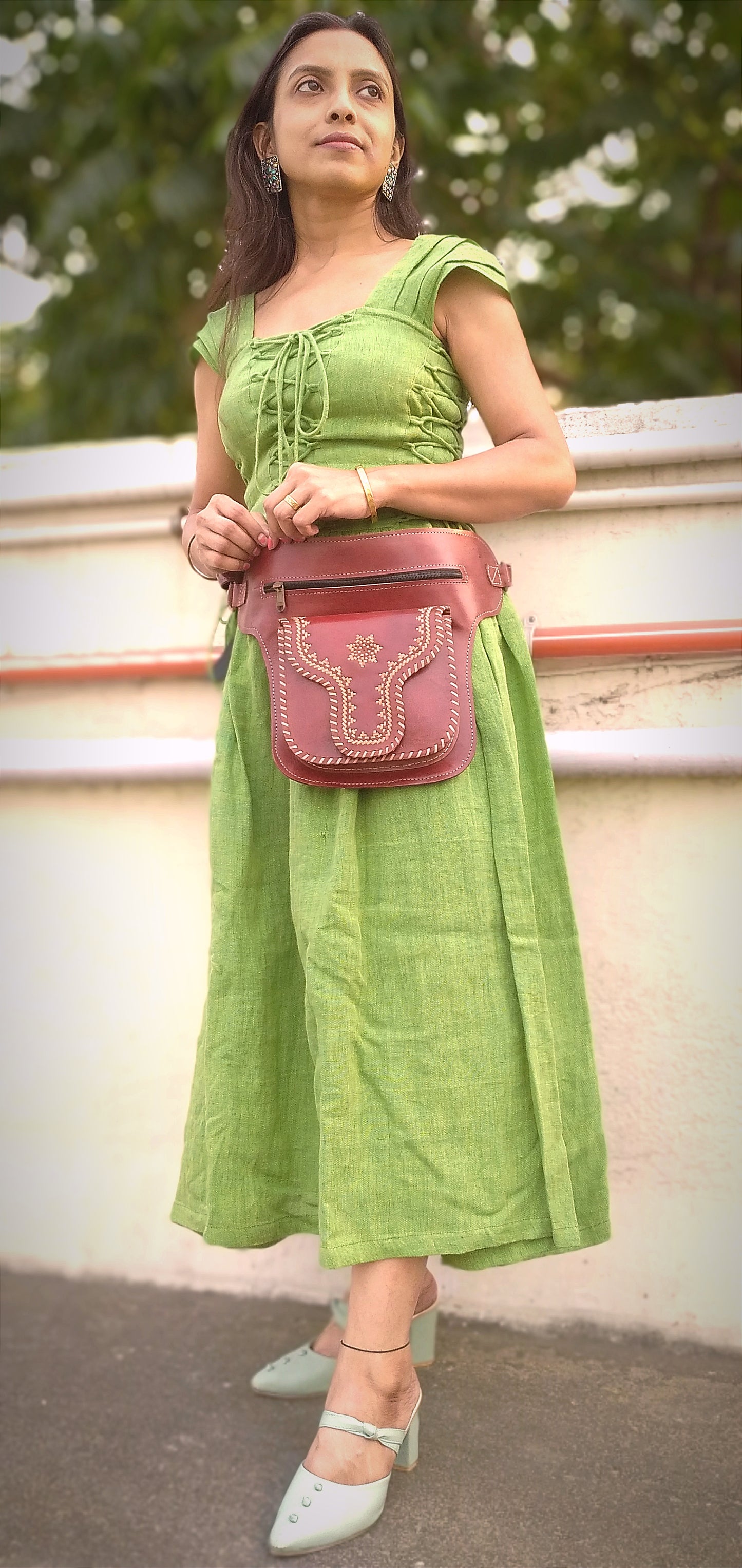 SAVILE -Handcrafted BOHEMIAN Style CRUELTY Free Leather Saddle Bag
