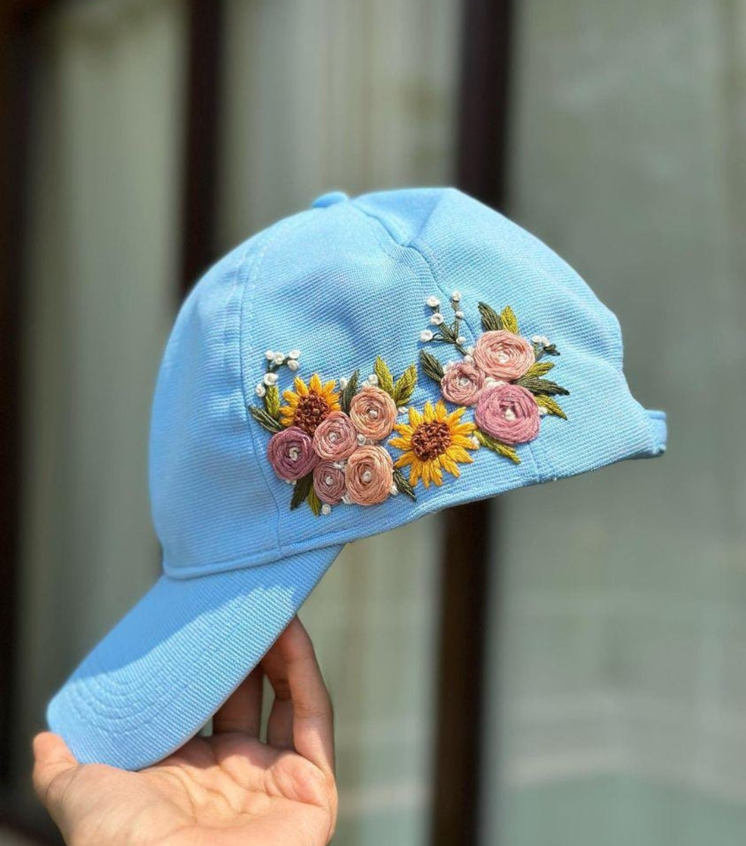 Hand Embroidery Caps