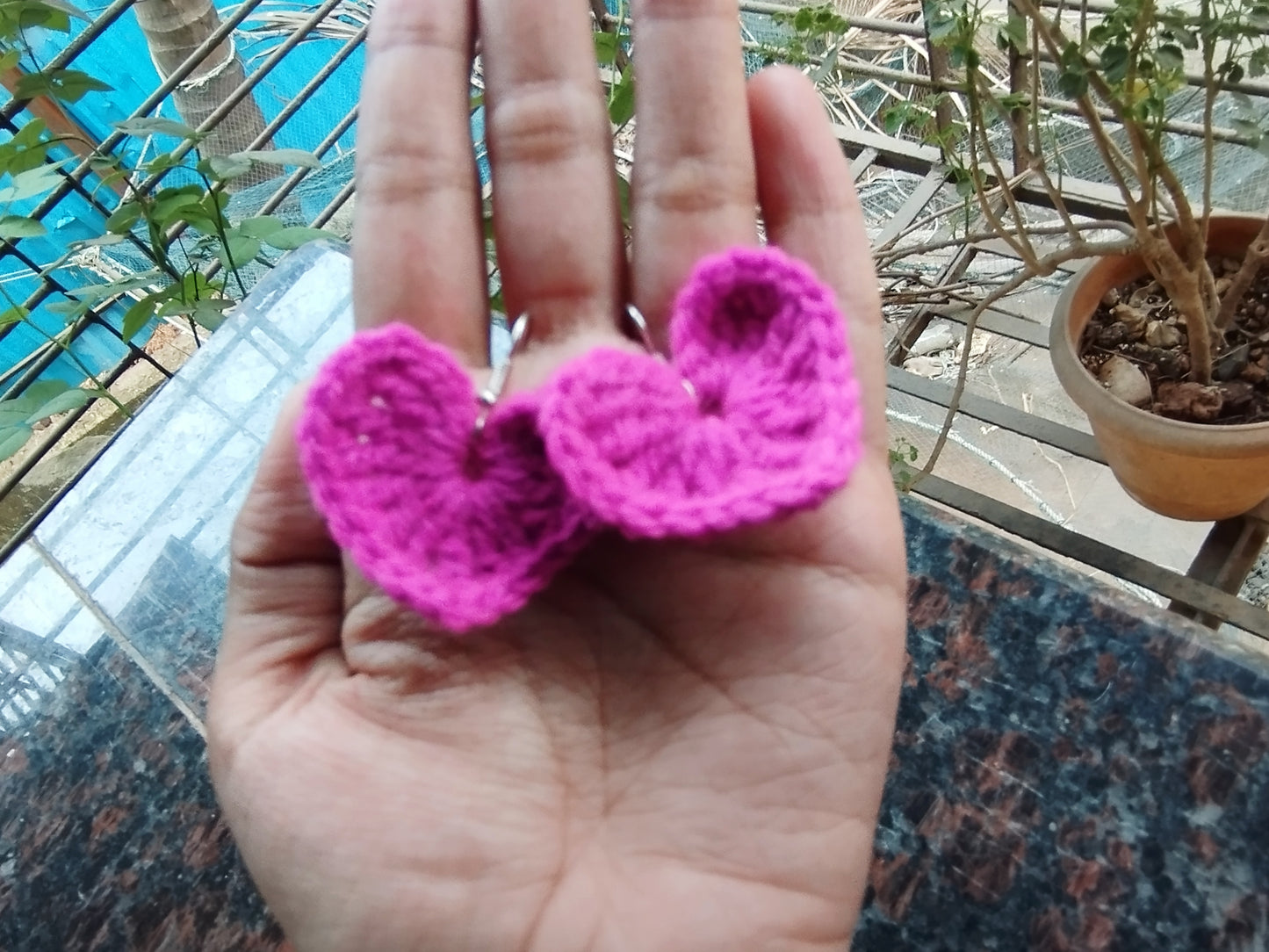 Earring crochet