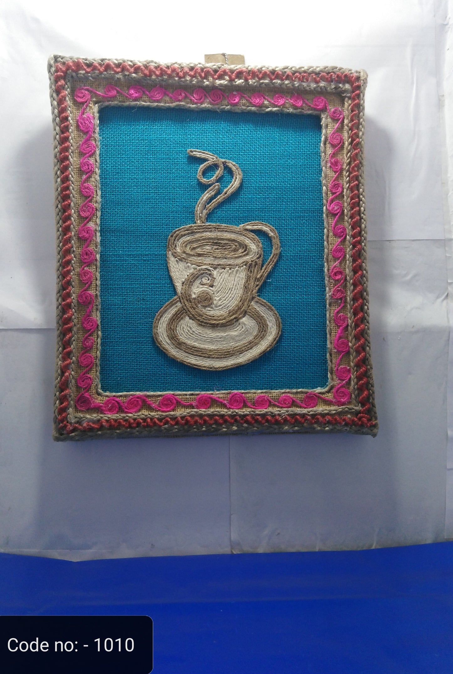 Jute photo frame