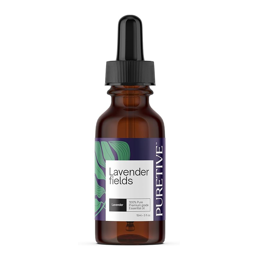 Puretive Botanics Lavender Essential oil for Hair Growth, Skin, Hairfall, & Better Sleep | 100% Natural Lavender Steam Distilled Essential Oil | 15ml
