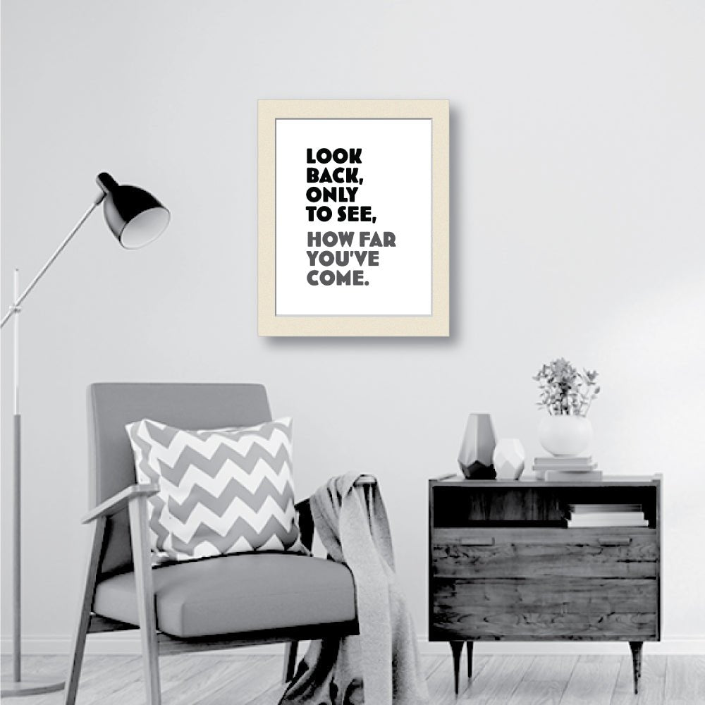 'Look Back Only To See' - Limited Edition Framed Art - Kreate- Wall Decor