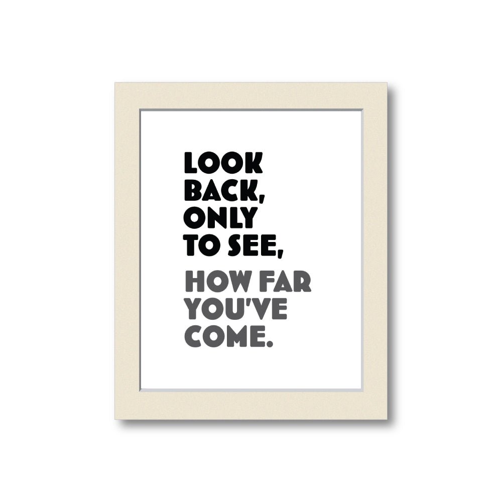'Look Back Only To See' - Limited Edition Framed Art - Kreate- Wall Decor