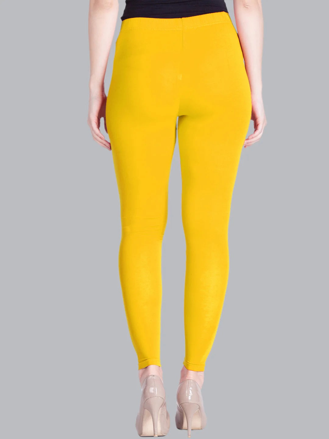 Pranti Ankle Yellow Leggings