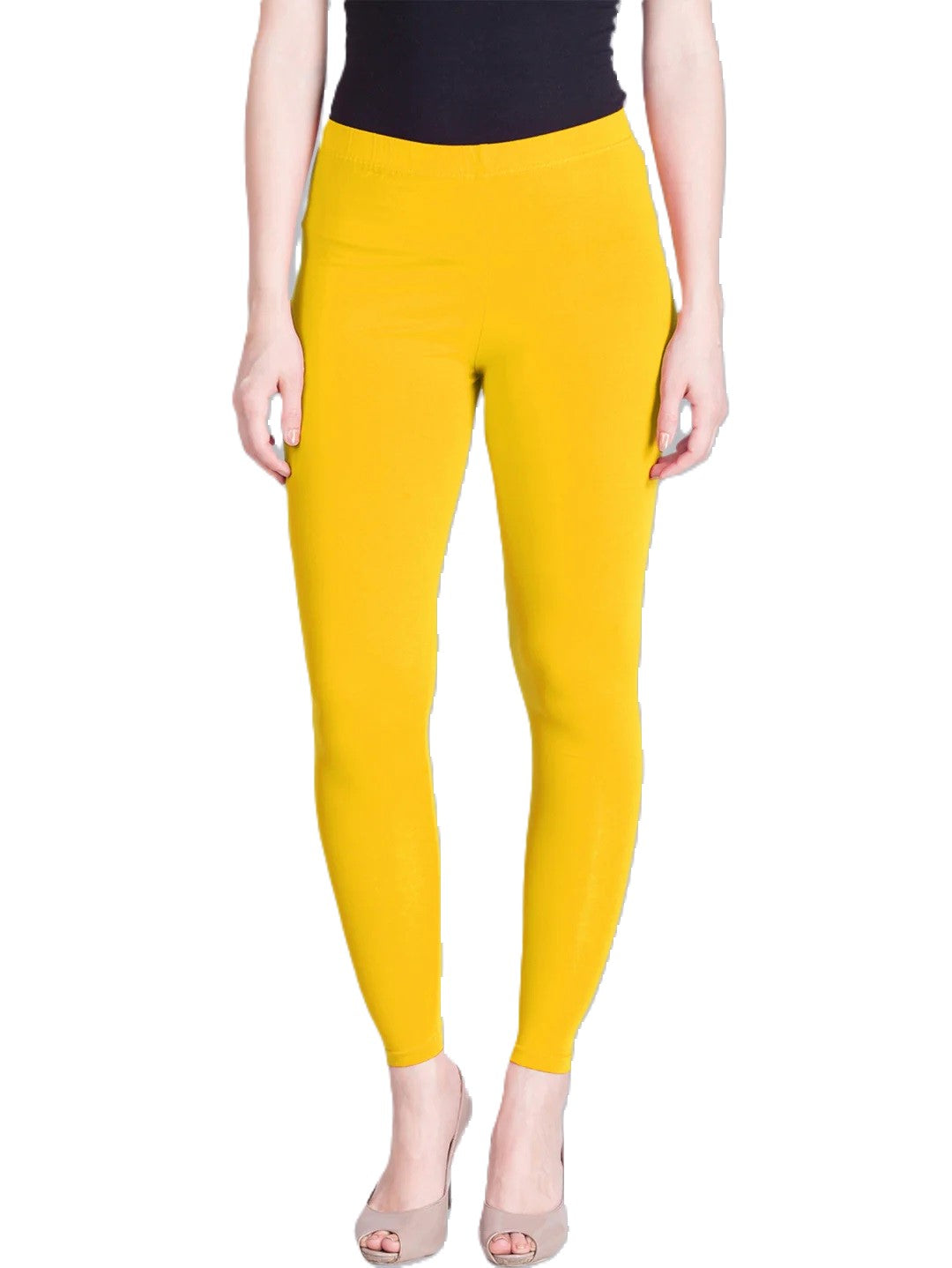 Pranti Ankle Yellow Leggings