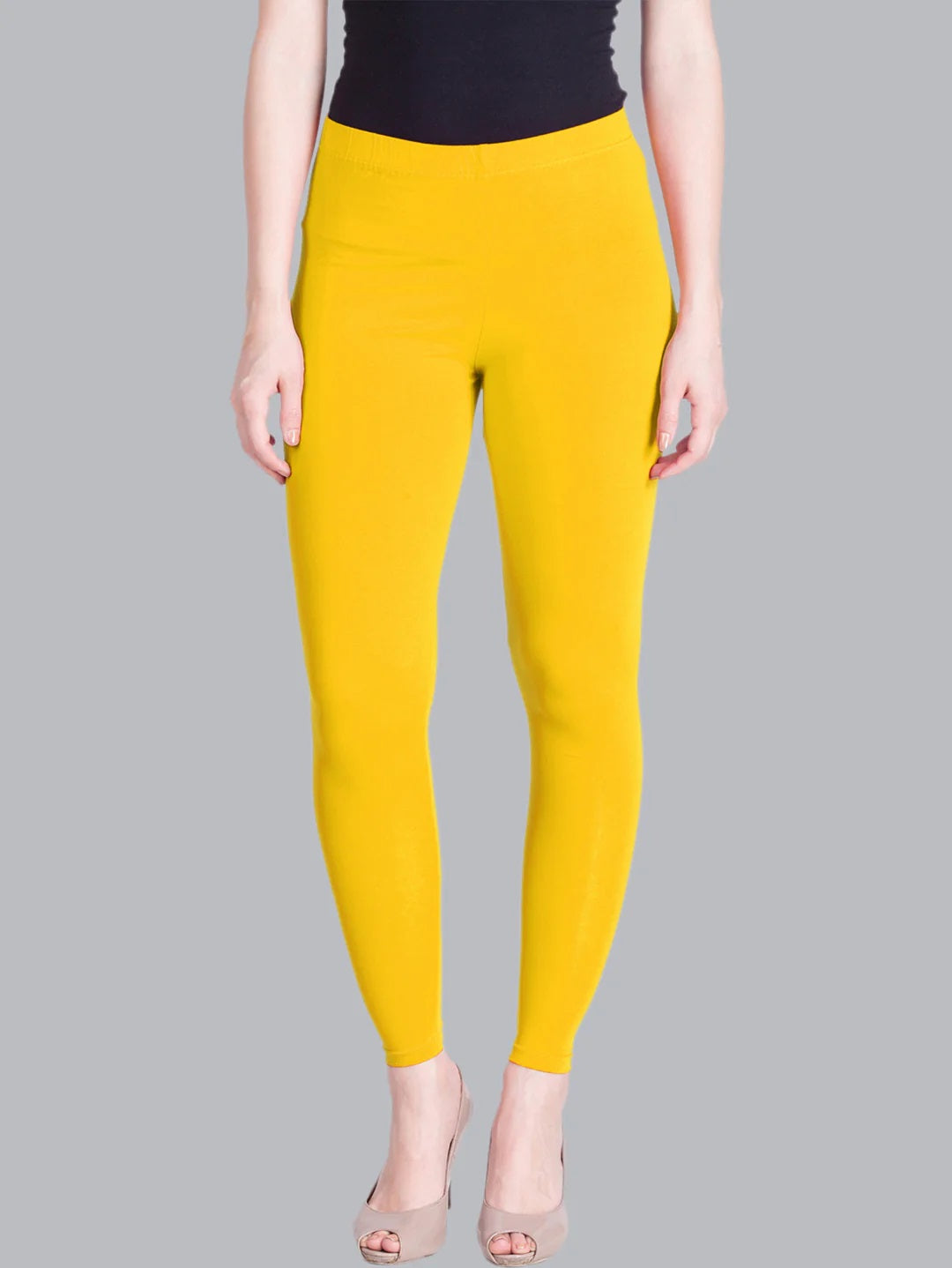 Pranti Ankle Yellow Leggings