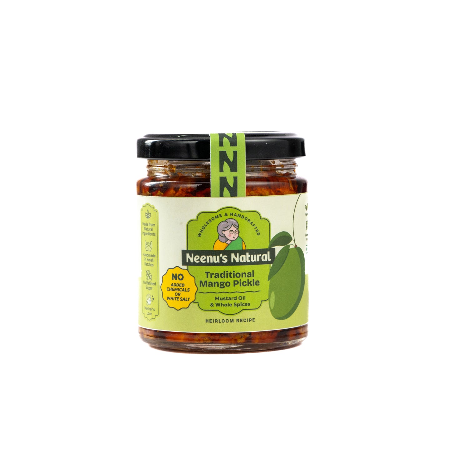 Traditional mango pickle with cold pressed oil