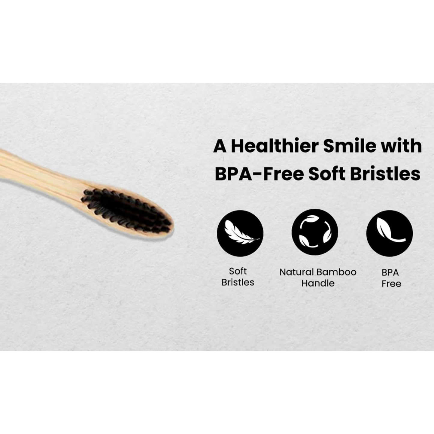 Natsbyte Bamboo Charcoal ToothBrush S Curve