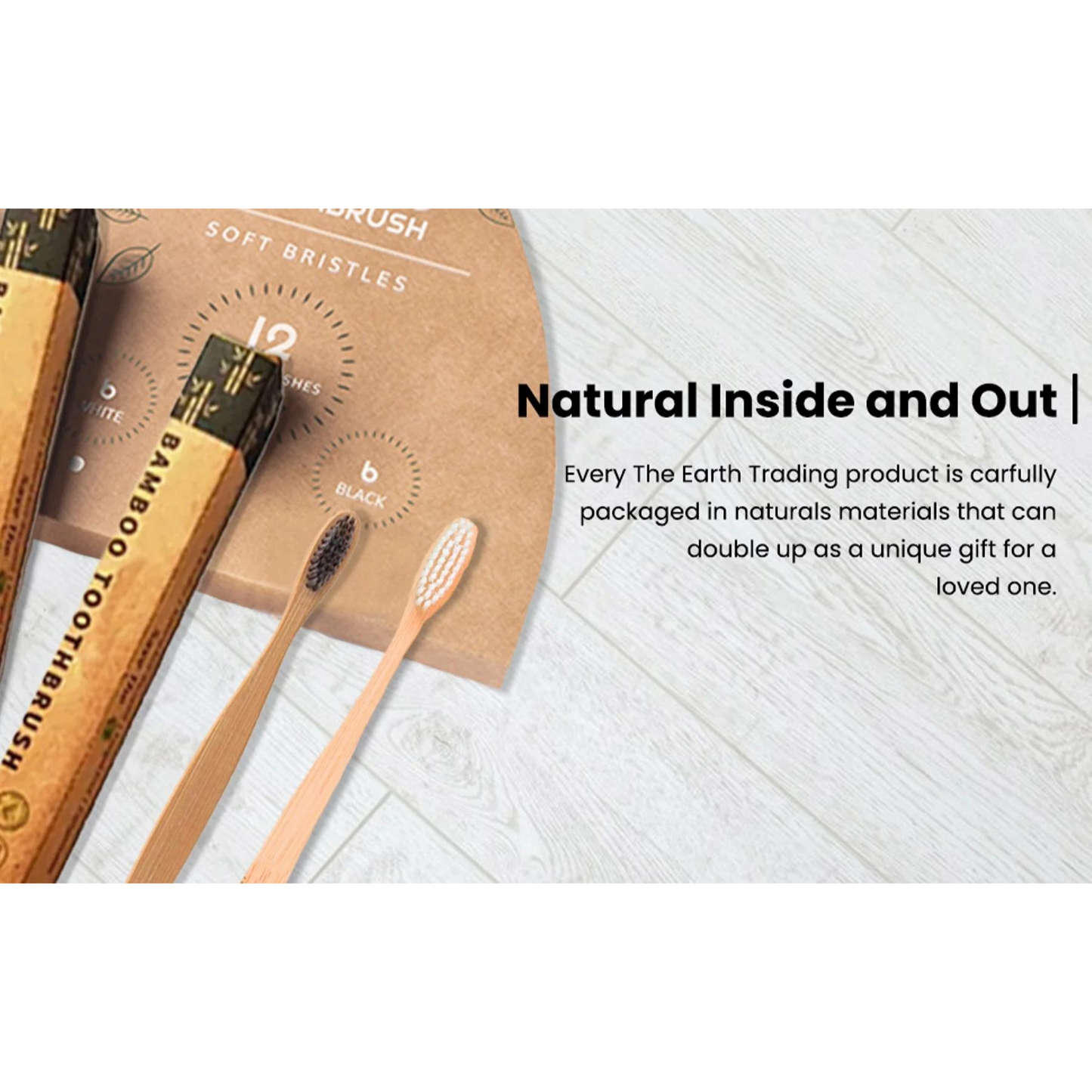 Natsbyte Bamboo Charcoal ToothBrush S Curve
