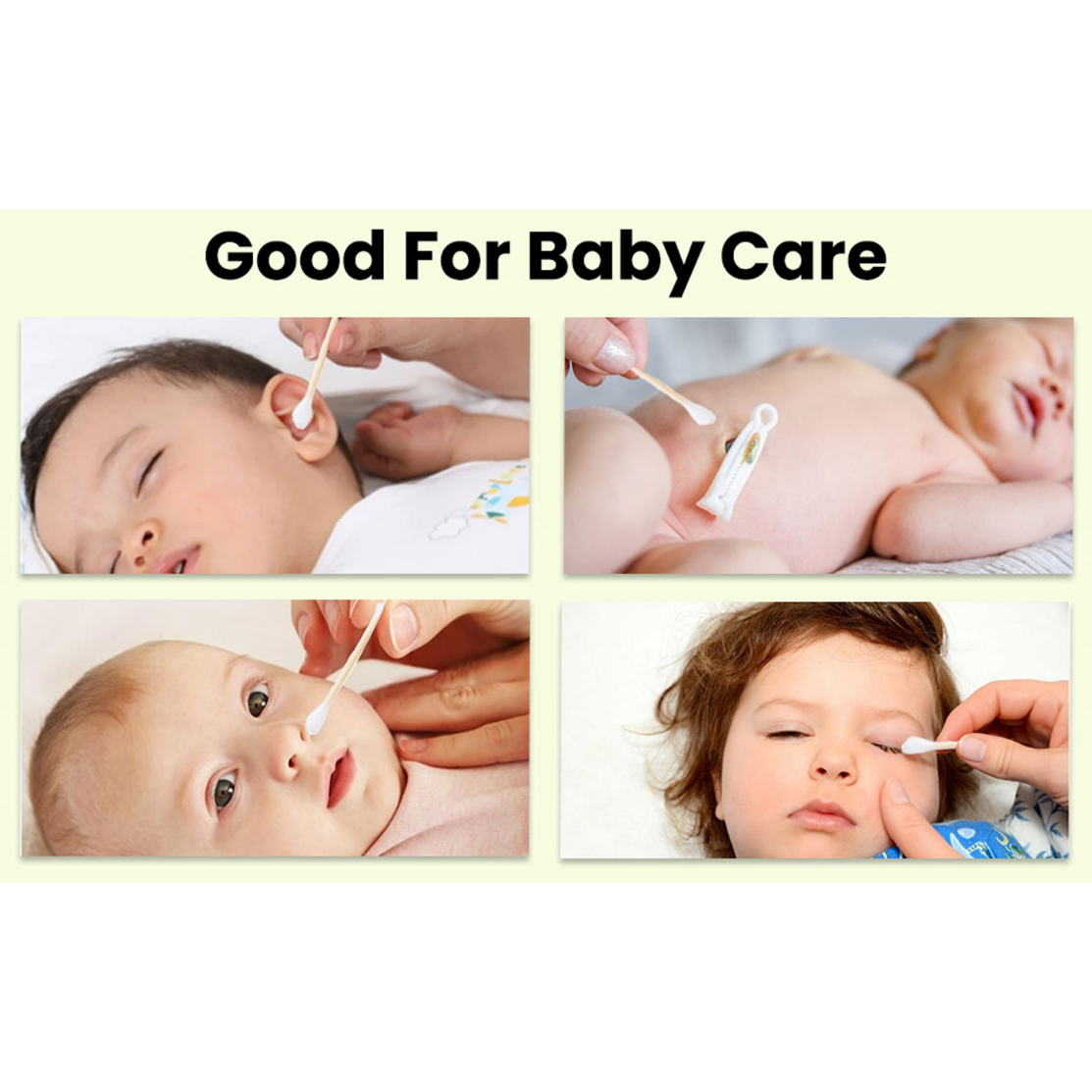 Natsbyte Bamboo Cotton Ear Buds with Bamboo Stick