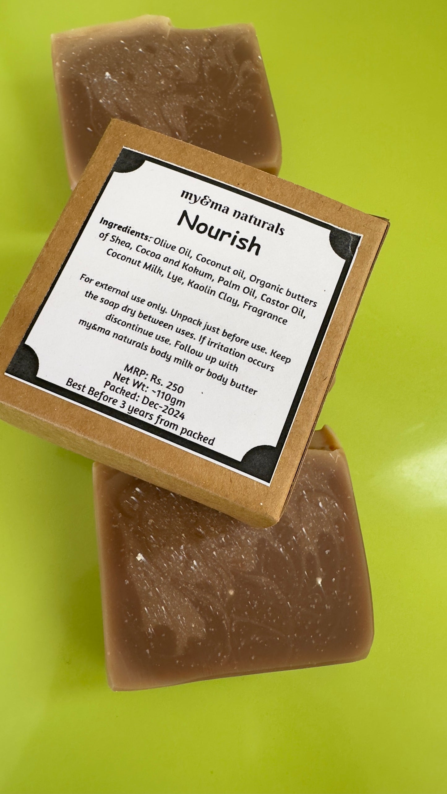 My&Ma Nourish Triple Butter Soap (110g)